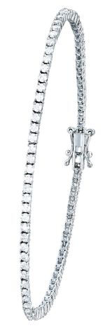 Hochwertiges Wei&szlig;gold Armband mit Brillanten 