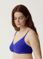 Naturana BH mit elastischen Tülleinsätzen INDIGOBLAU