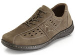 Waldläufer Schnürschuh mit handgenähter Sohle TABAKBRAUN