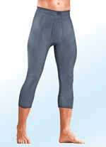 Zweierpack Unterhosen, 3/4-lang, aus Feinripp mit Eingriff, bunt 