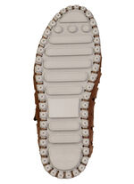 Sommerliche Herren-Slipper, mit herausnehmbarem Fussbett BRAUN