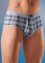 Viererpack Slips aus Feinripp, mit Eingriff 