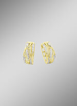 Creolen aus Gold mit Diamanten 