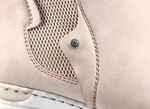 Rieker Stiefelette aus weichem Nubukmaterial BEIGE