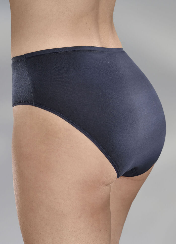 Schiesser Dreierpack Slips 2X SCHWARZ, 1X MARINE