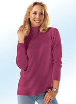 Pullover mit Schurwolle FUCHSIA