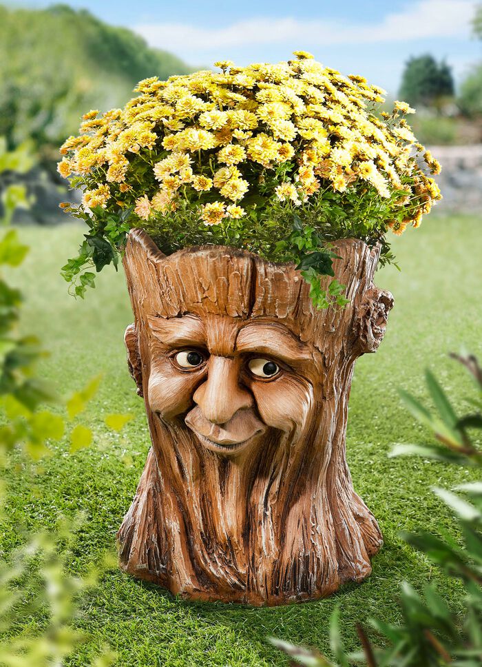 Pflanzgef&auml;ss Baumstumpf 