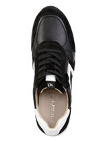 ELENA EDEN, sytlische Damen-Sneaker, Weite H, mit herausnehmbarem Fussbett SCHWARZ-WEISS