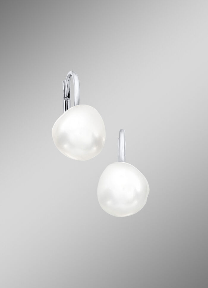 Entz&uuml;ckende Ohrringe mit S&uuml;&szlig;wasser-Zuchtperlen 