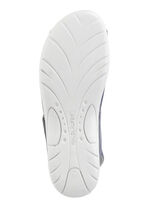 Waldläufer Sandale mit Metallschmuck mit Glitzersteinchen STAHLBLAU