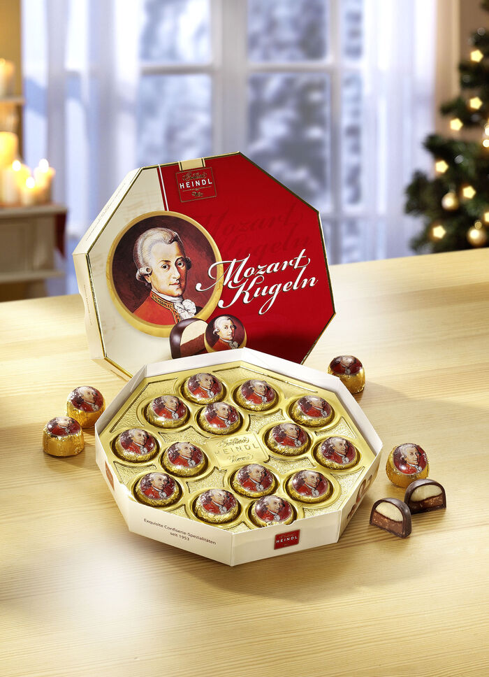 Mozart-Kugeln von der Confiserie Heindl, Wien 