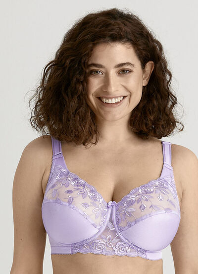  Miss Mary Bügel-BH mit floraler Tüllstickereispitze im Vorderteil 