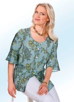 Bluse mit rundem Halsausschnitt 
