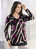 Pullover in hochwertigem Jacquard-Dessin 