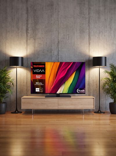 Telefunken 4K-UHD-Smart-LED-Fernseher 