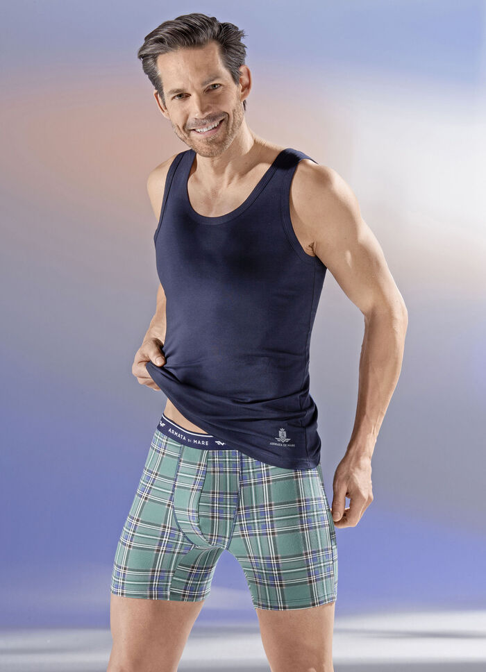 Dreierpack Achselshirts, uni 