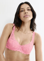 Triumph Amourette Bügel-BH mit Elastikspitze FLAMINGO