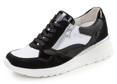 Waldl&auml;ufer, bequeme Damen-Schn&uuml;rschuhe, Weite H, mit herausnehmbarem Fussbett 