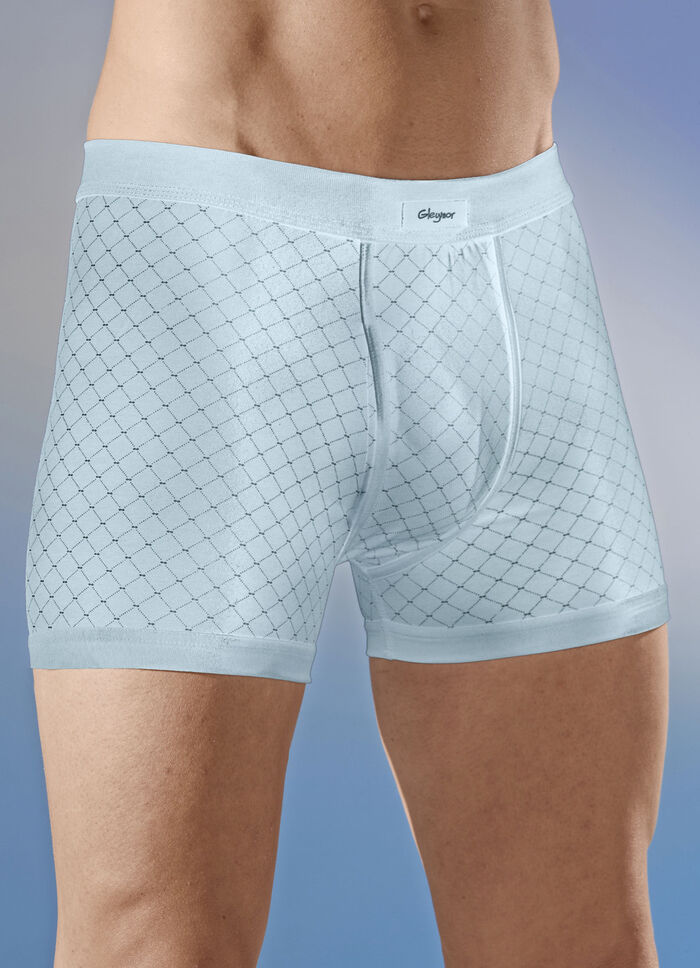 Viererpack Unterhosen aus Feinjersey, mit Eingriff 