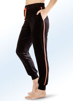 Hose mit bequemem Dehnbund in 2 Farben SCHWARZ