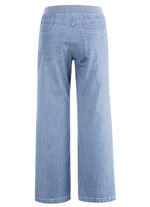Culotte in 5-Pocket-Form  HELLBLAU