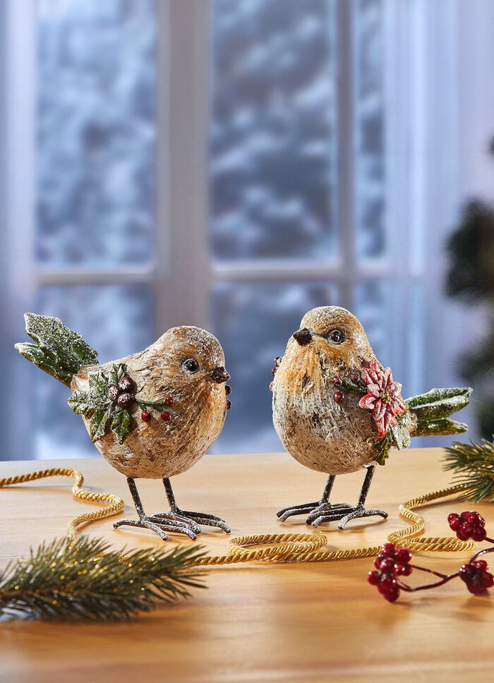 V&ouml;gelchen, 2er-Set, aus Polyresin 