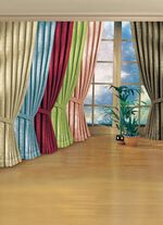 &Uuml;bervorh&auml;nge-Garnitur mit Universalschienenband 