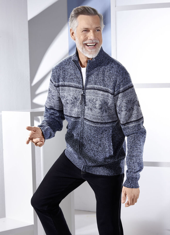 Jacke mit durchgehendem Reissverschluss 