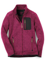 Strickfleece-Kurzjacke ROT