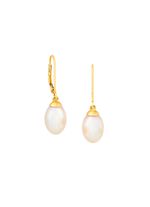 Zeitlose Ohrh&auml;nger mit S&uuml;sswasser-Zuchtperlen 