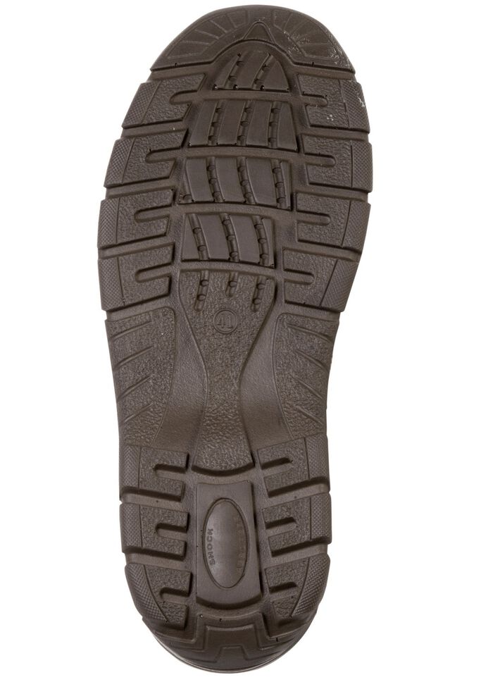 Schn&uuml;r-Boot aus Nubukleder BRAUN-SCHWARZ