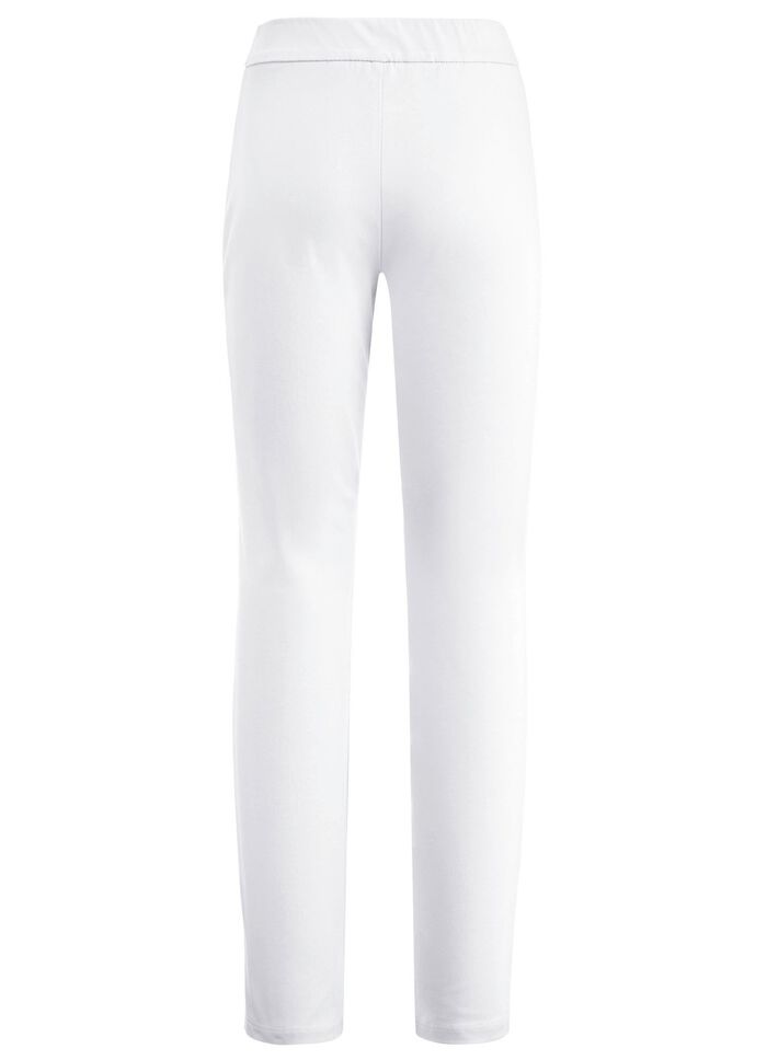 Hose mit abgesteppten Teilungsn&auml;hten 