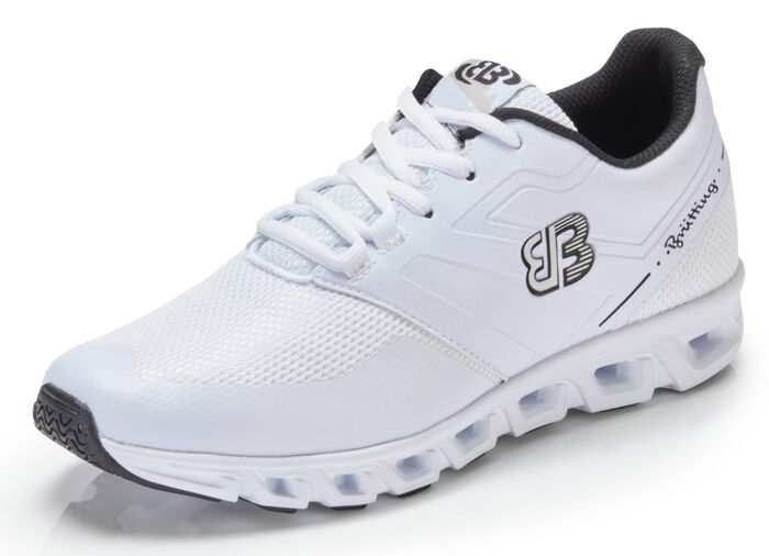 Sneaker aus luftigem Textilmaterial WEISS