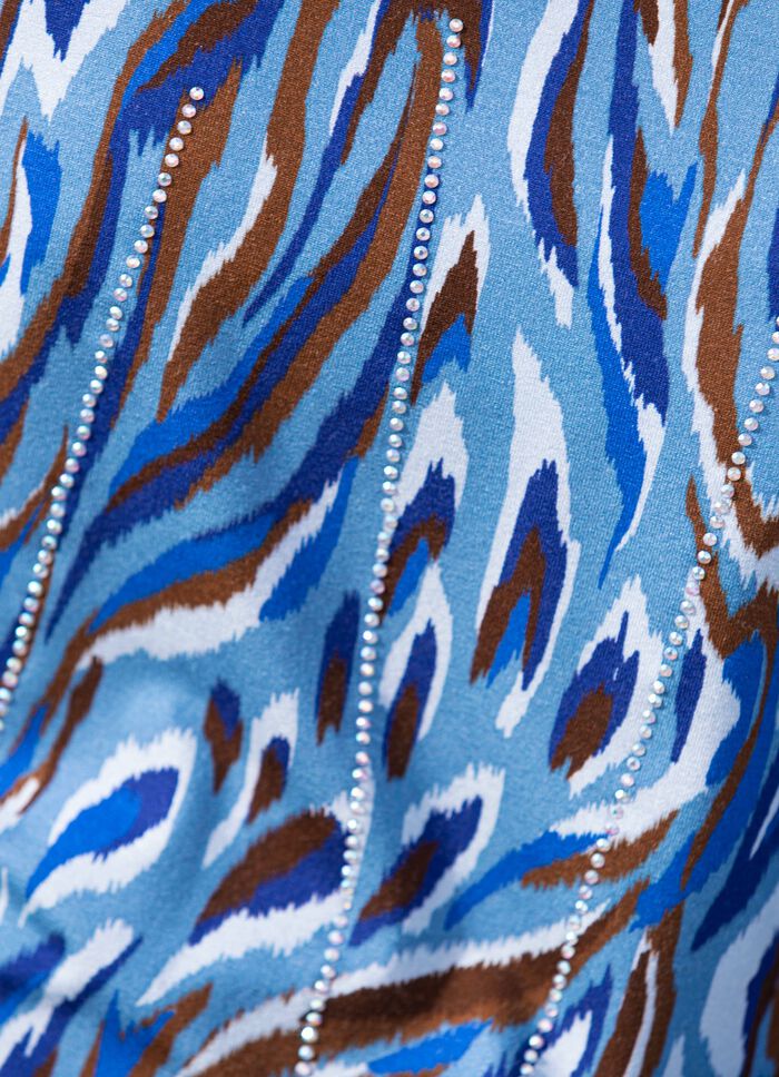 Shirt mit Strasszier im Vorderteil 