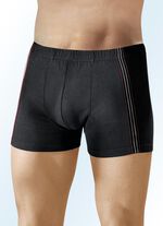 Viererpack Pants, uni mit seitlichen Kontraststreifen 
