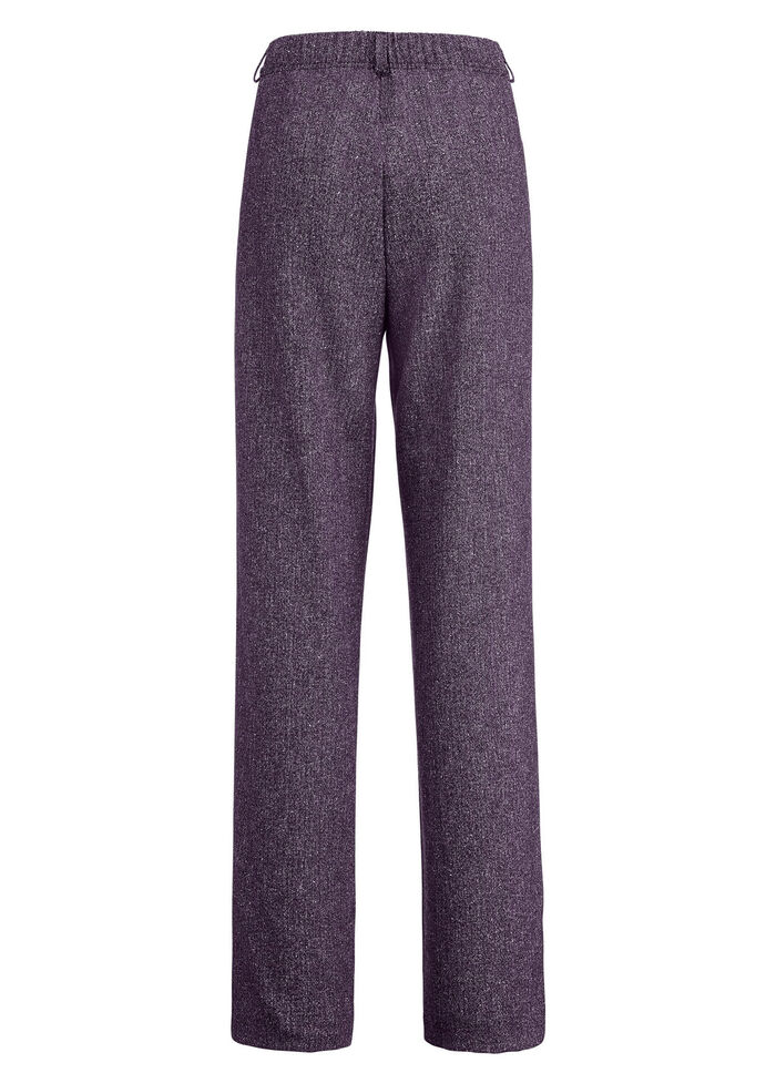 Hose in modischer Weite BROMBEER MEL.