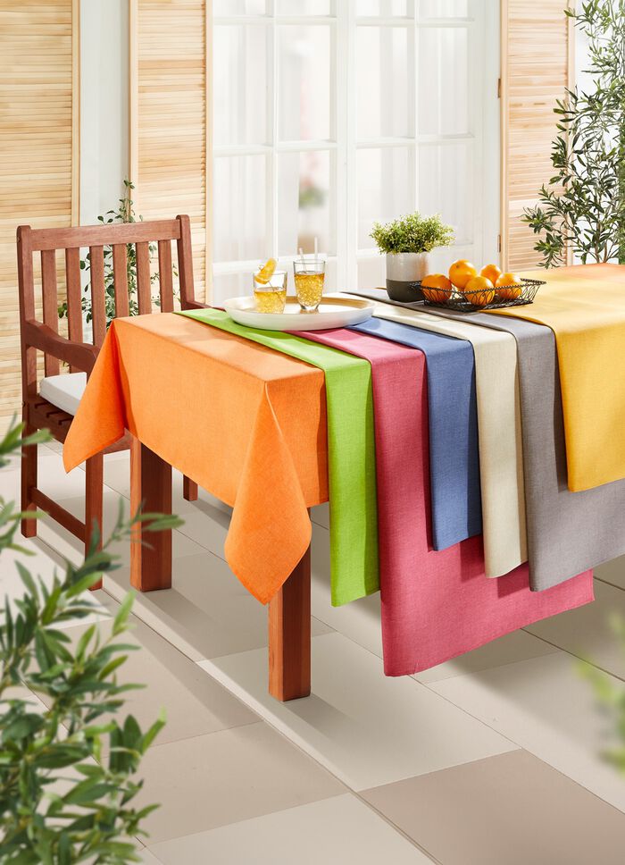 Tischdecke f&uuml;r den Innen- und Aussenbereich mit Fleckschutz-Ausr&uuml;stung 