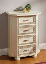 Hochwertiges M&ouml;belprogramm mit Verzierungen CREME-GOLD