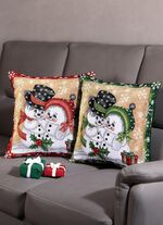 Kissenhüllen 2-er Set mit  Reissverschluss 