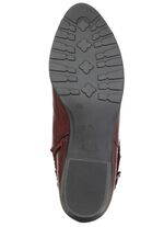 ELENA EDEN, bequeme Damen-Stiefeletten, Winterschuhe, Weite G, mit Reissverschluss BORDEAUX