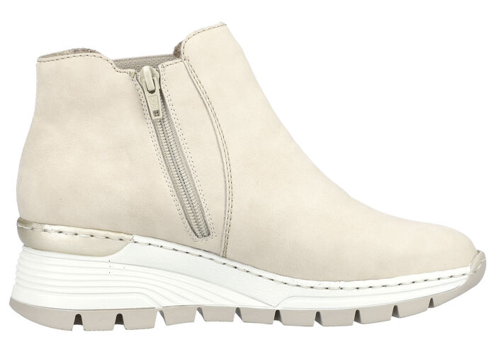 Rieker Stiefelette aus weichem Nubukmaterial BEIGE