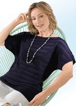 Pulli mit Glanzeffekt NACHTBLAU