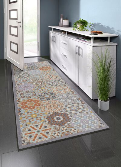 Fussmatte mit rutschhemmender Latex-R&uuml;ckseite 