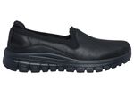 SKECHERS, klassiche Damen-Slipper, aus Synthetik und elastischem Strick-Material 