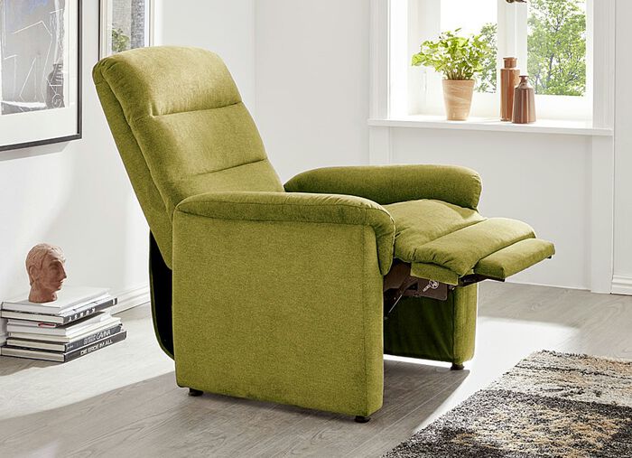 Relax-Sessel mit doppelter Federung GRÜN