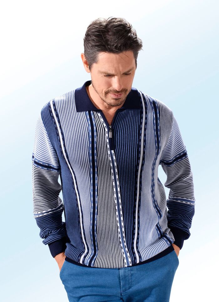 Polopullover in 3 Farben MARINE
