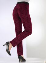 Hose in angesagter Tierfell-Dessinierung 