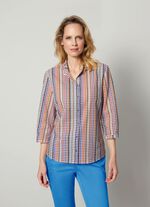 Bluse mit grafischem Druck 