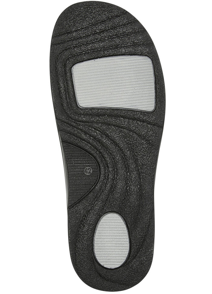 Mubb Pantolette mit seitlich eingesetzten Gummizüge NATURBRAUN