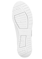 ELENA EDEN Sneaker aus Nappaleder WEISS-SILBER